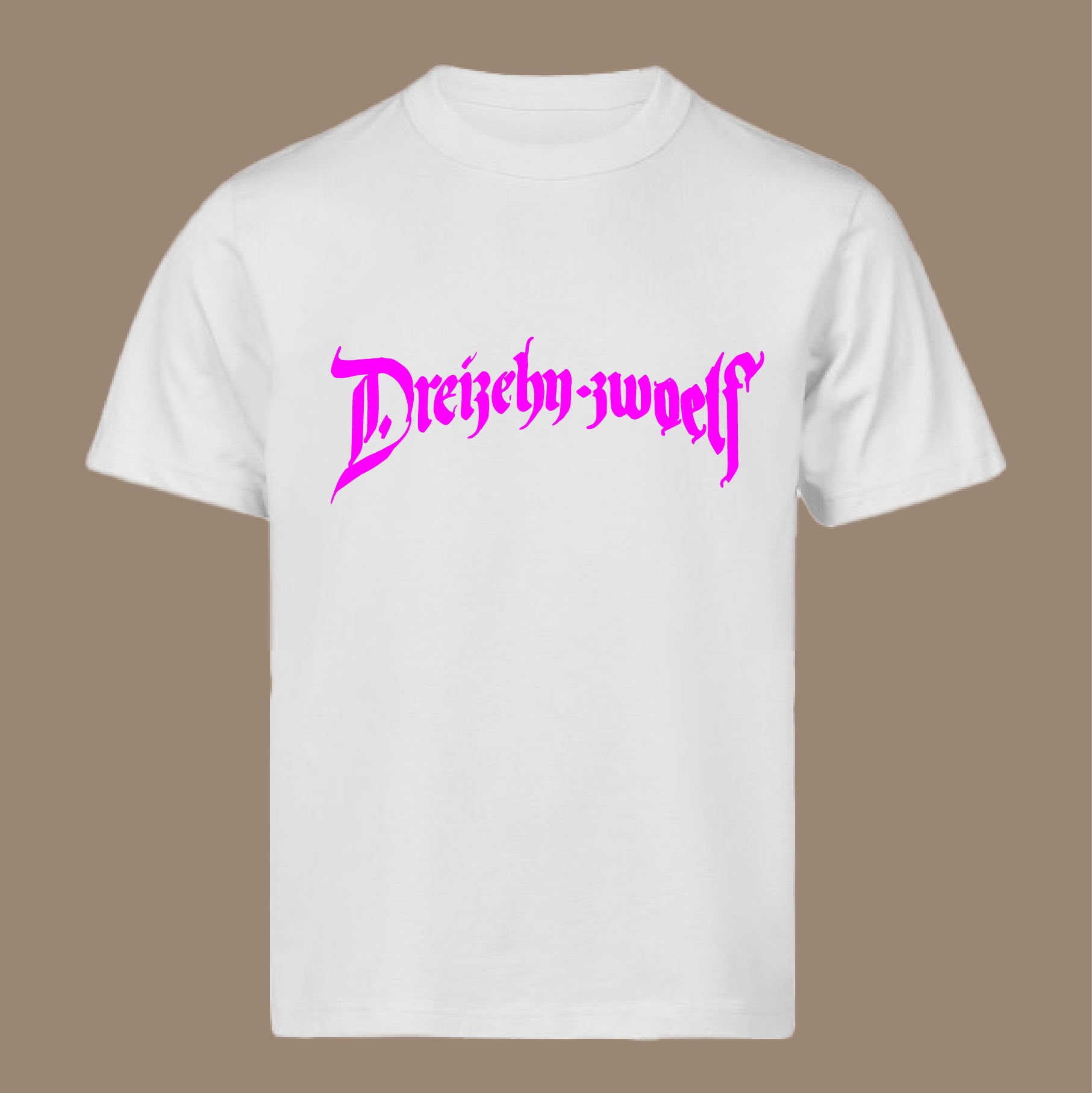 T-Shirt Dreizehn zwoelf  kurve pink