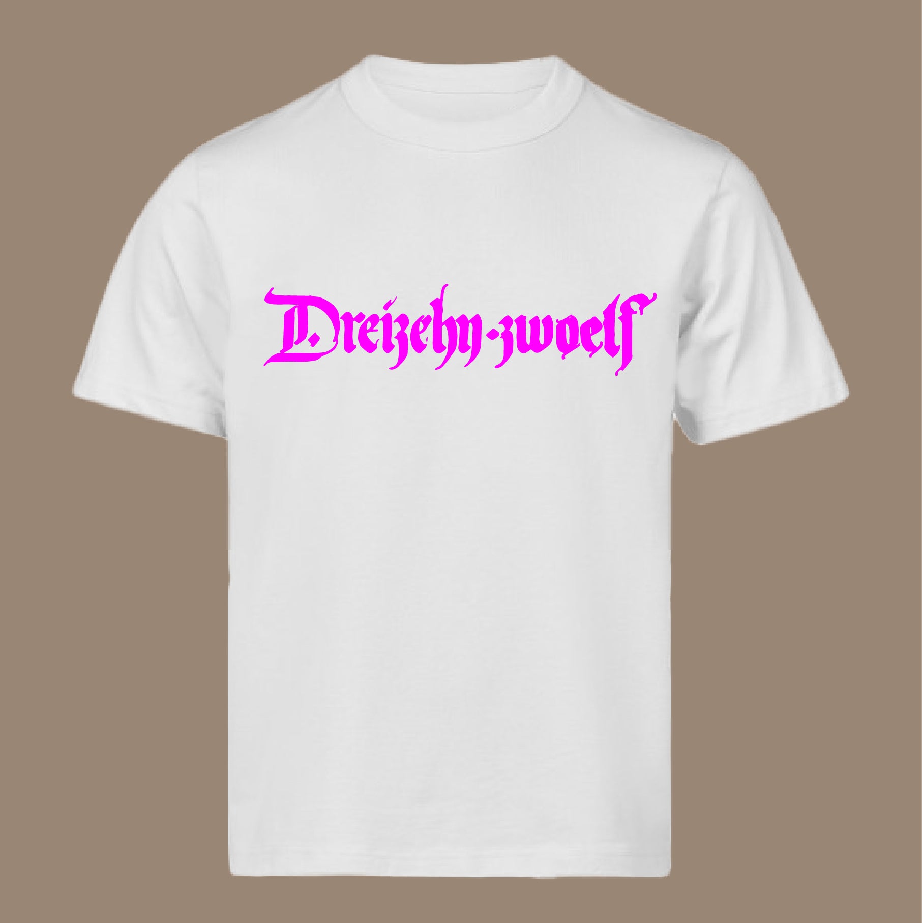 T- Shirt Dreizehn zwoelf pink