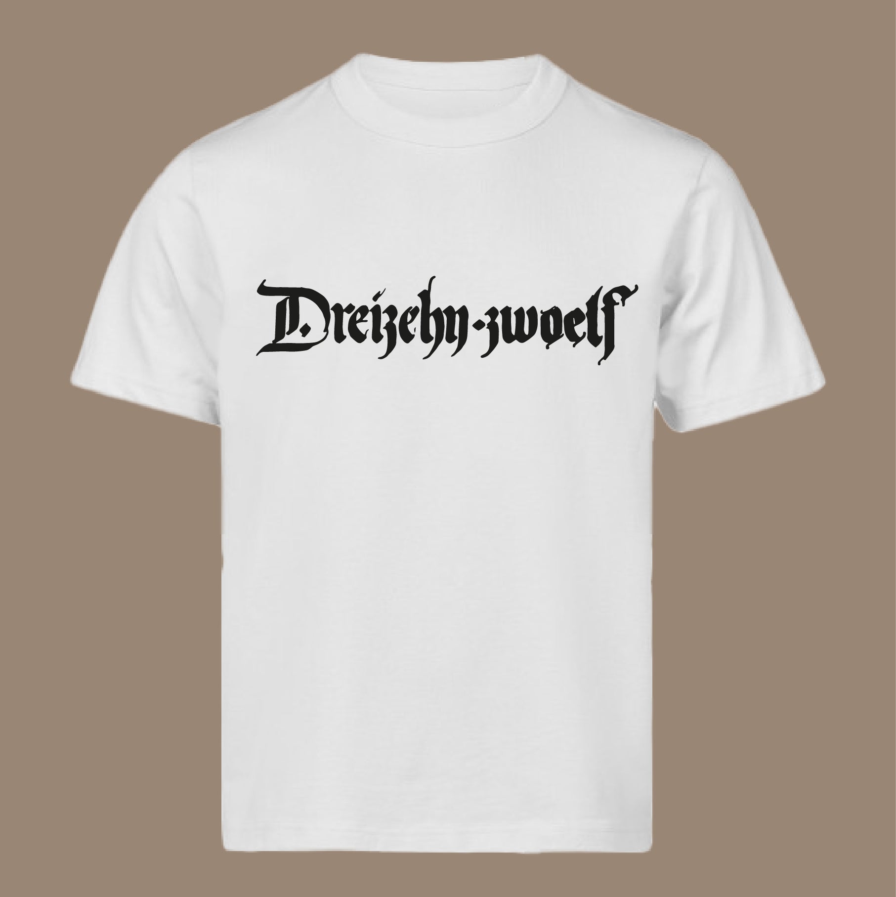 T- Shirt Dreizehn zwoelf Schwarz